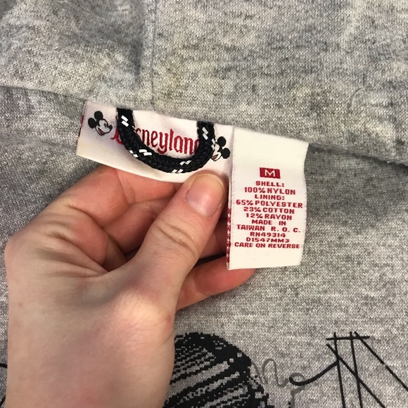 Vintage Disneyland Mickey Mouse Windbreaker Jacket - Picture 7 of 7